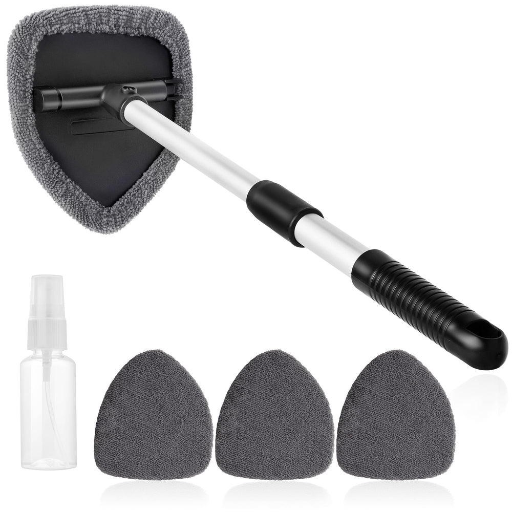 Durable aluminum handle designed for inside and outside cleaning