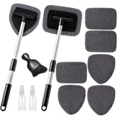 Qydipclin windshield cleaner tool set for thorough glass cleaning