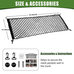 Qyebbk trunk net setup without tools for 4Runner