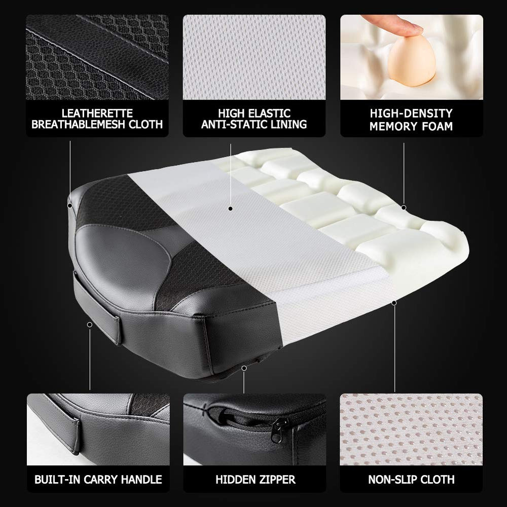 QYILAY breathable leather fabric keeps the cushion clean and durable.