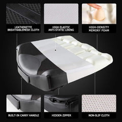 QYILAY breathable leather fabric keeps the cushion clean and durable.