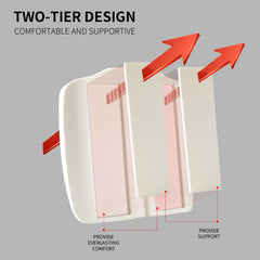 QYILAY ergonomic wedge supports back for comfortable posture