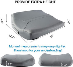 QYILAY Leather Seat Cushion bottom non-slip features reduce sliding during drives.