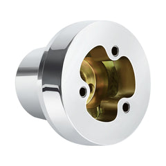 QYMOPAY 3-Hole Steering Wheel Adapter front view showing sturdy hub for Freightliner trucks
