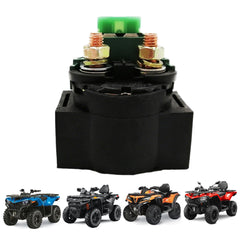 QYMOTO CFMOTO starter solenoid front view for reliable starting.