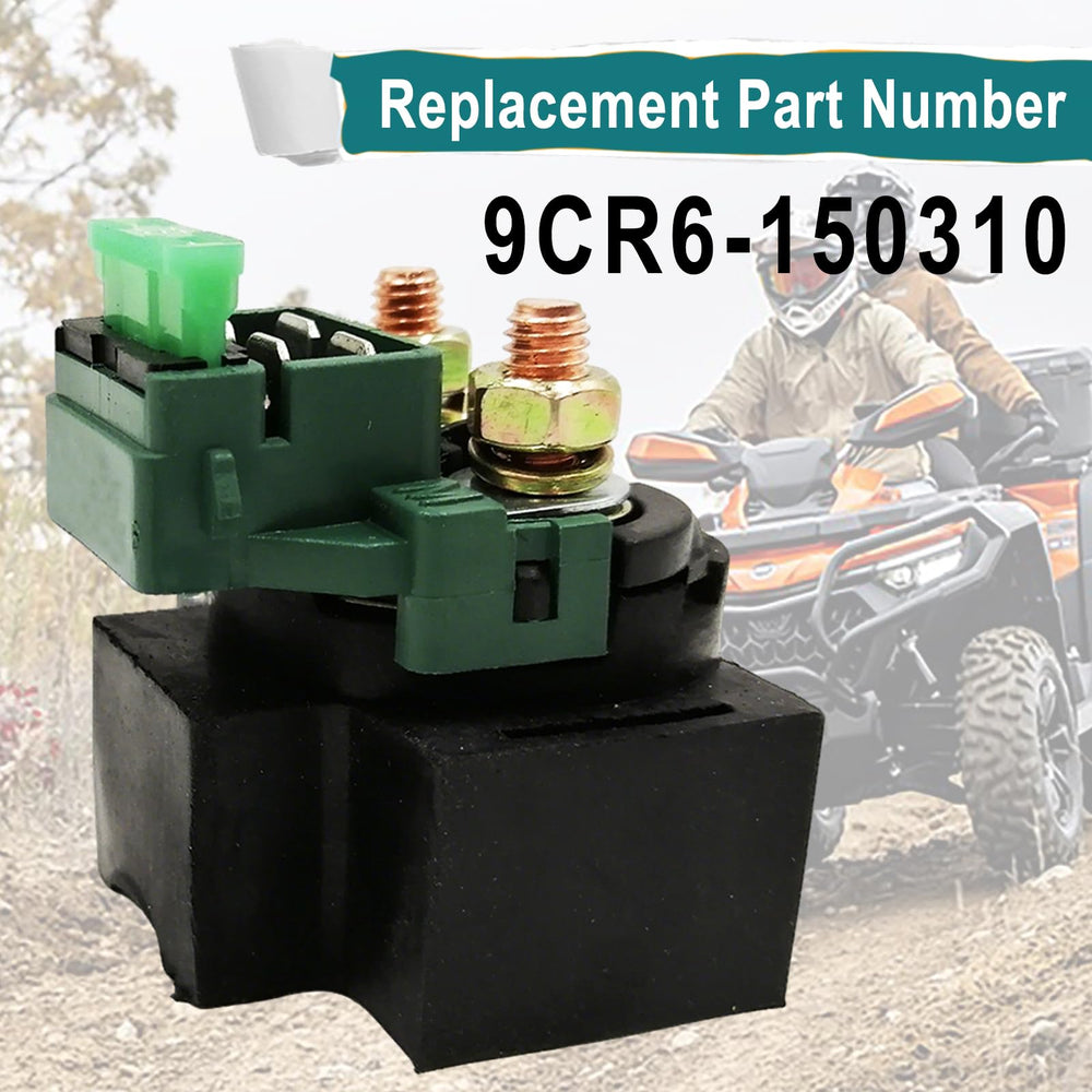 QYMOTO starter solenoid in packaging for quick installation.