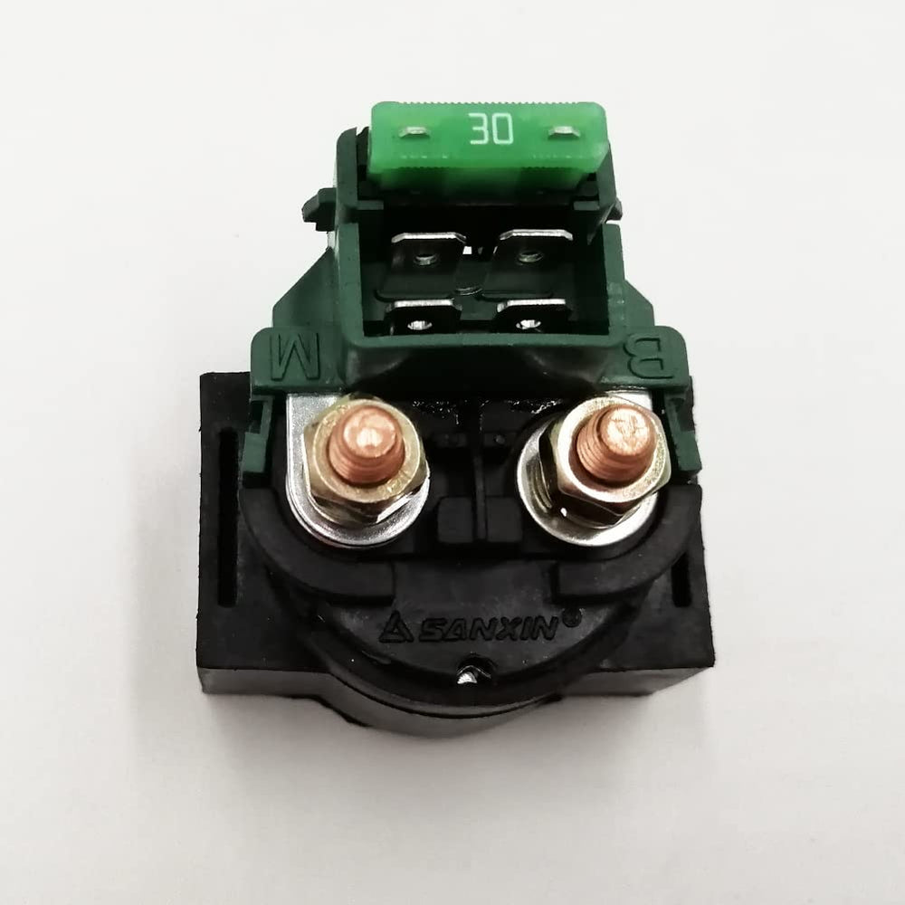 QYMOTO solenoid packaging close-up ensuring correct model fit.