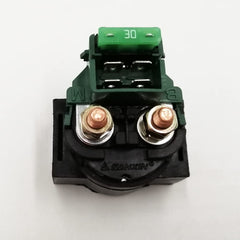 QYMOTO solenoid packaging close-up ensuring correct model fit.