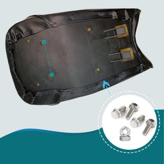 QYMOTO CT200U-EX seat bolts included for quick installation.