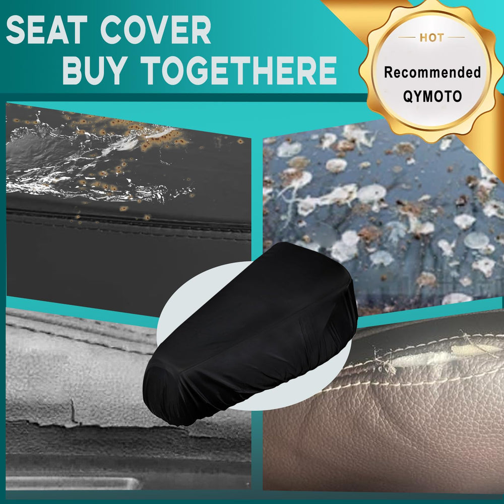 QYMOTO easy-install mini bike seat with bolts included for Coleman upgrade.