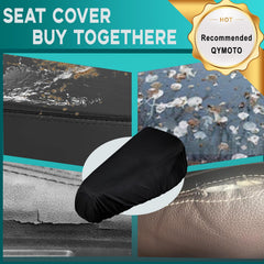 QYMOTO easy-install mini bike seat with bolts included for Coleman upgrade.