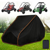 QYMOTO go kart cover universal fit protects two-seat carts from rain and dust.