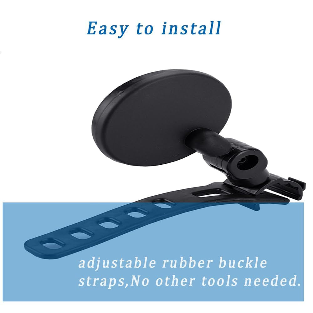 QYMOTO go kart mirror pair provides mirrors for both sides.