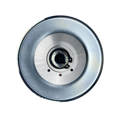 QYMOTO KT196 articulated view of bore and pulley, highlights durable construction
