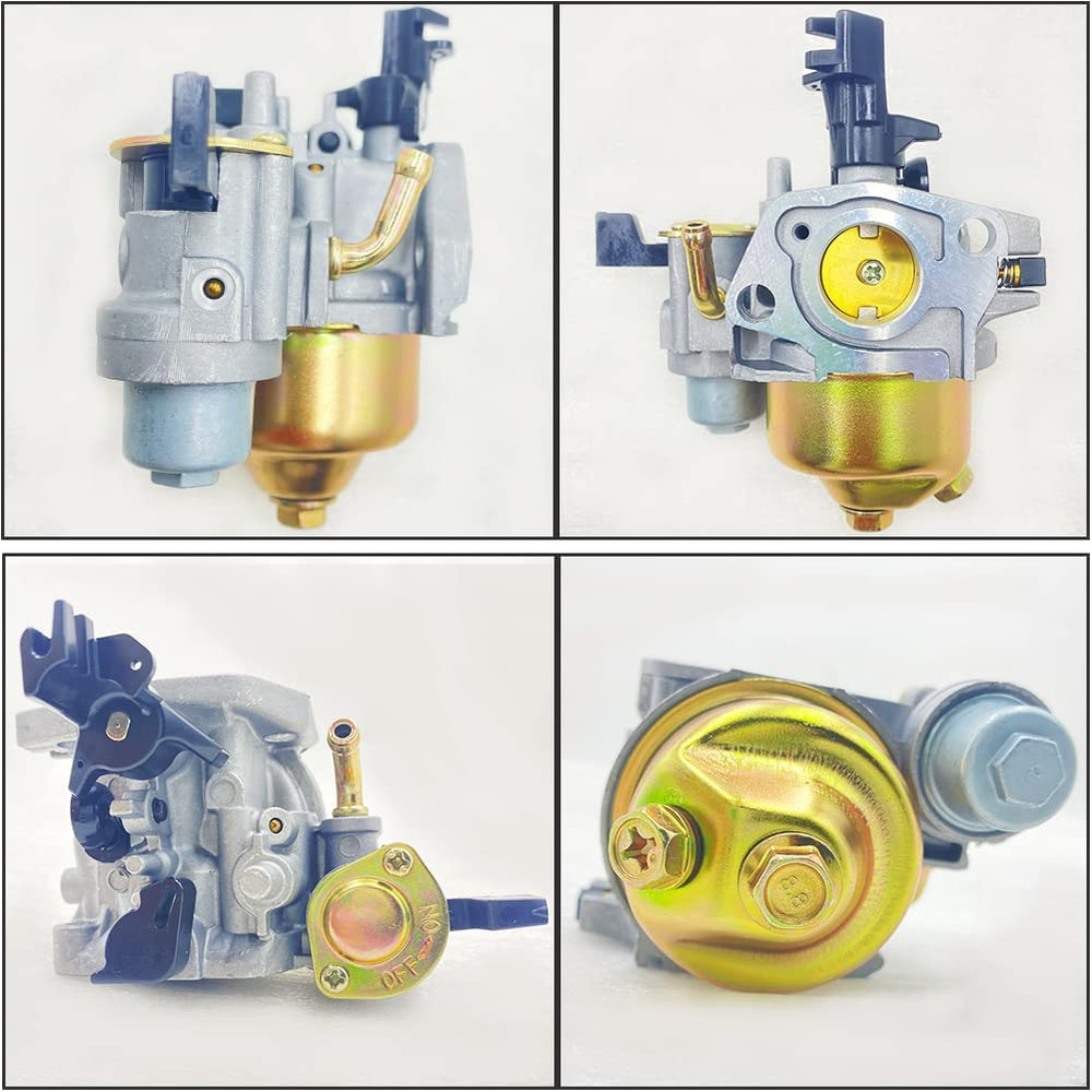 QYMOTO KT196 carburetor fuel line clamps demonstrating secure fuel connections