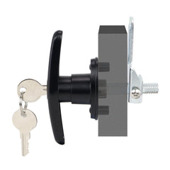 QZATTCAEN black-coated housing resists wear for long-lasting security.