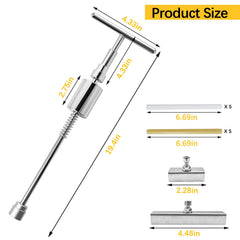 QZQUFJ car dent puller kit yellow adhesive sticks for secure dent tab adhesion