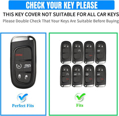 QZXIAOGU striped red key cover adds color and easy identification.