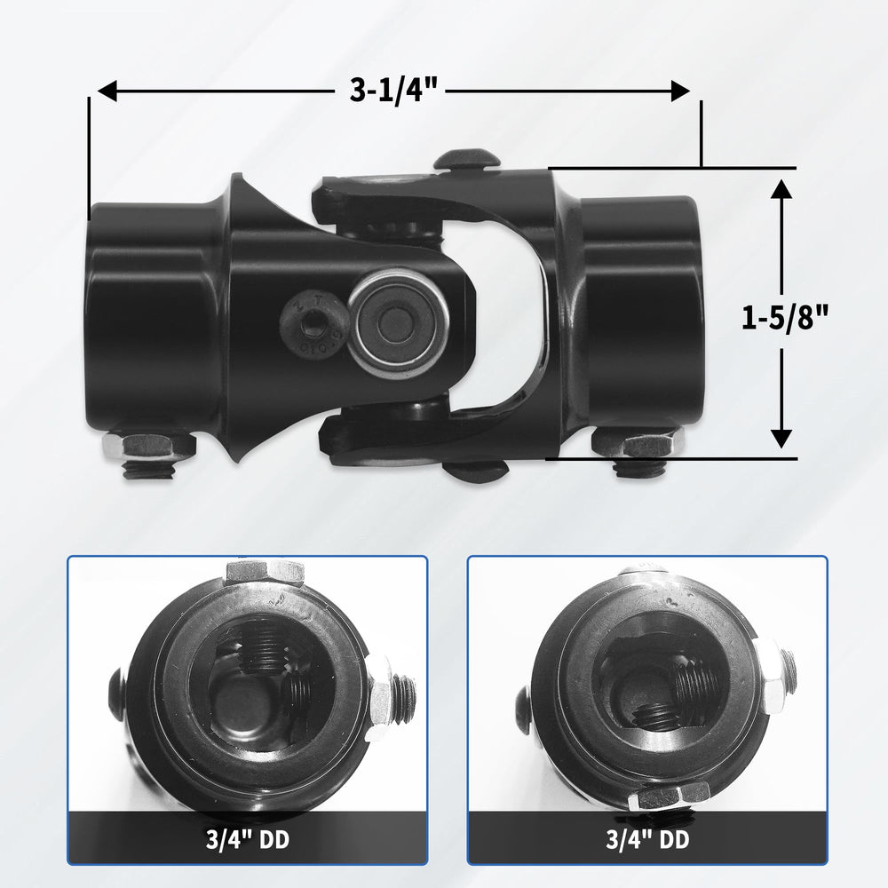 RABROPAR universal steering shaft with dual ends supports reliable alignment.