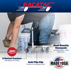 Racatac built-in knee-pads deliver cushioned support while maintaining mobility.
