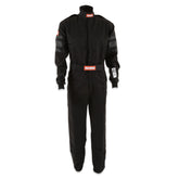 RaceQuip 110006RQP driving suit front view for protection and comfort.