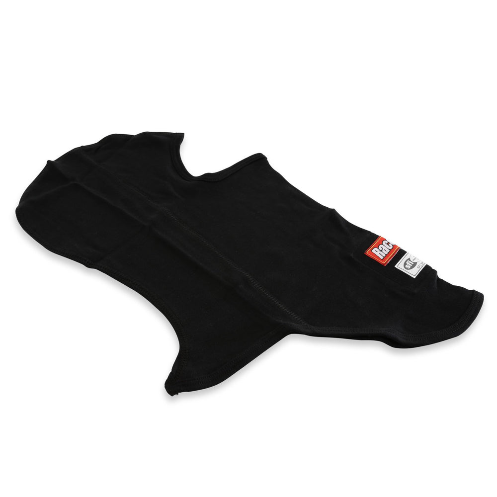 RaceQuip 433991RQP head sock flat seam detail emphasizing comfort during long sessions.