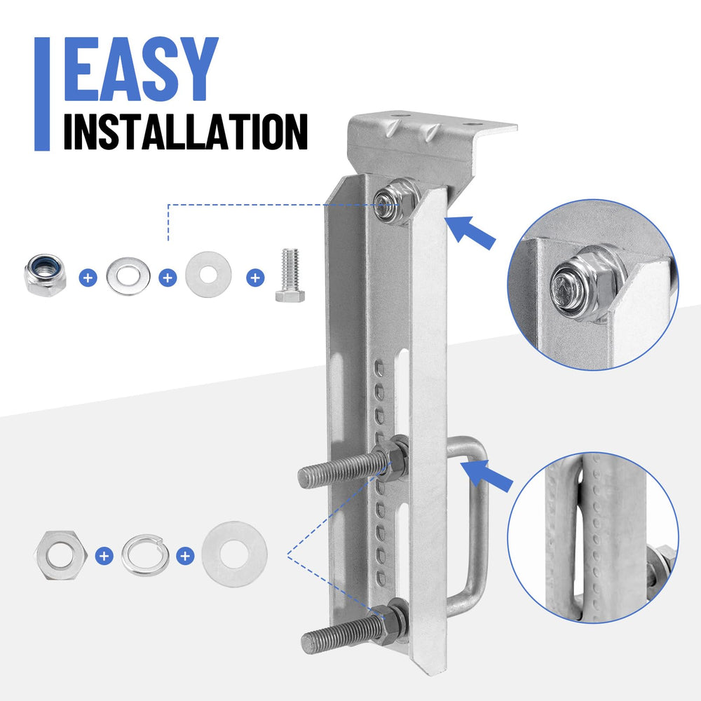 Racewill adjustable-angle bunk brackets tailor to hull shape