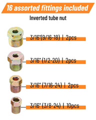 RaceWill brass fittings highlight durability and corrosion resistance for secure lines.