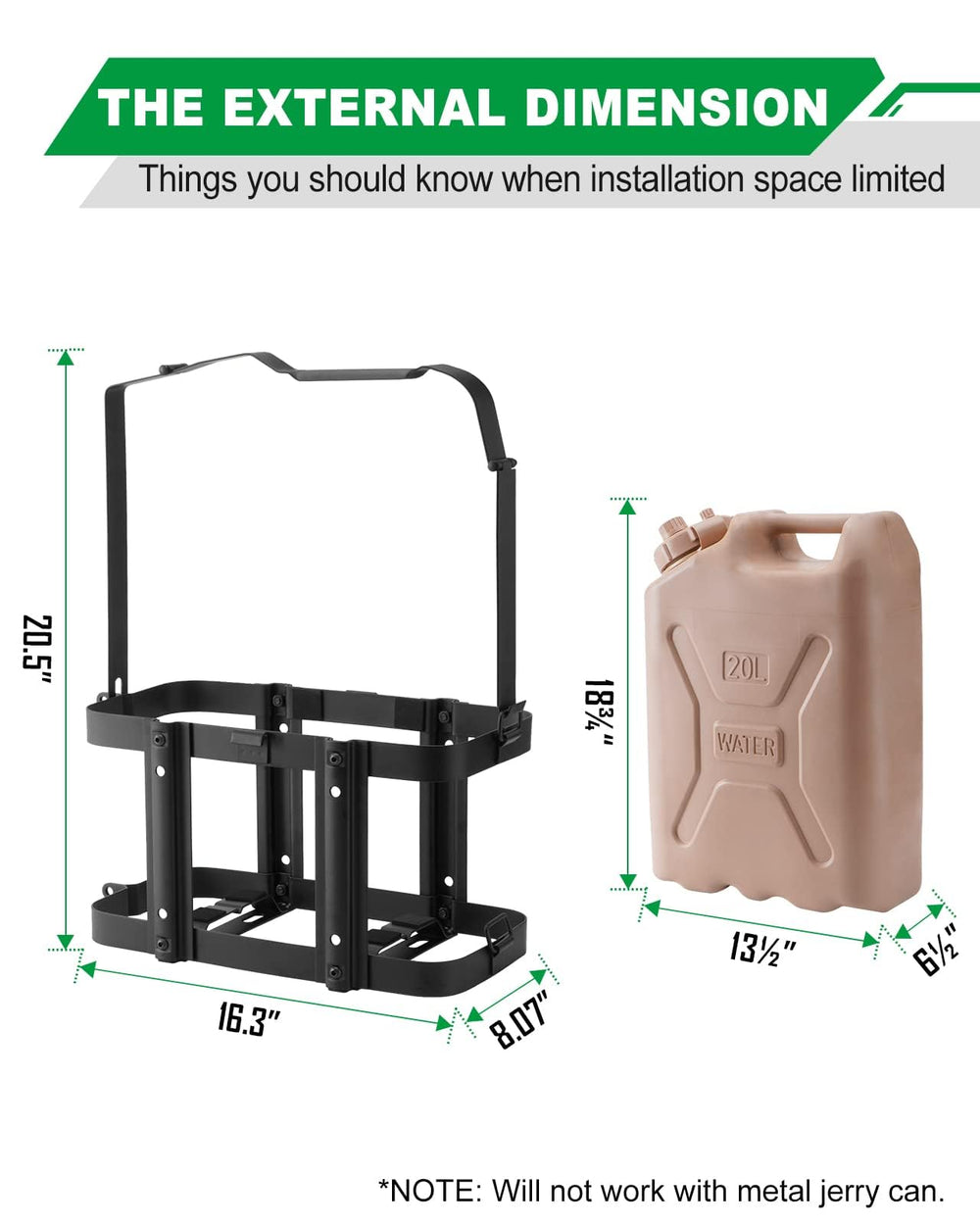 Camping and overlanding setup with Racewill bracket ready for load.