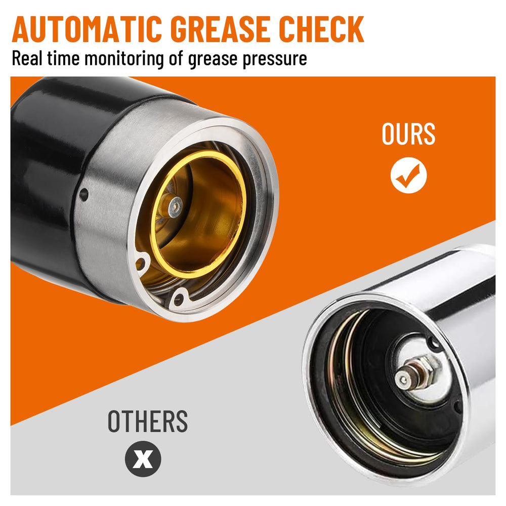 Racewill chromed stainless steel cover providing durable rust resistance.