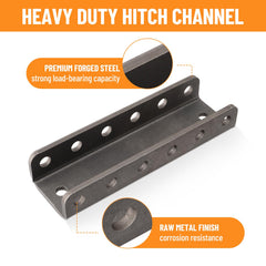 Racewill five-position-height-adjustment enables flexible alignment for different trailers.