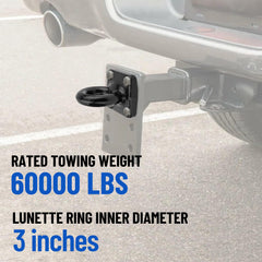 Racewill heavy-duty forged steel construction withstands tough towing conditions.