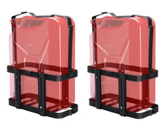 Racewill 2-pack mounting bracket side view for secure 5-gallon cans during travel.