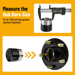 Racewill leak-prevention bearing cover helps maintain proper grease during high-speed operation.