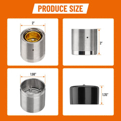Racewill leakage-prevention cover minimizes grease leakage during rotation.