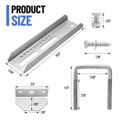 Racewill multi-height slotted holes enable flexible height adjustment