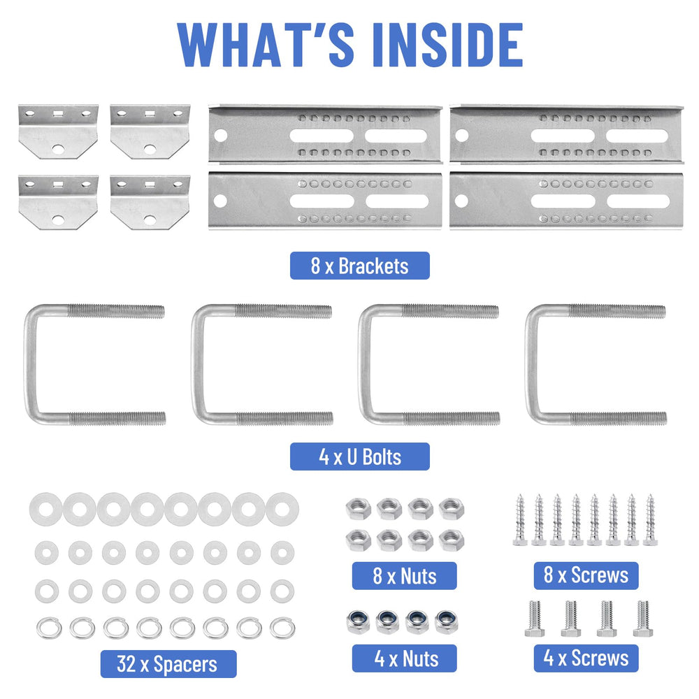 Racewill ready-kit mounting hardware simplifies trailer setup