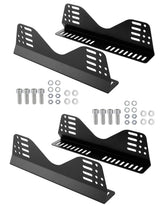 Racewill side-mount brackets pair for universal bucket seats with adjustable height.