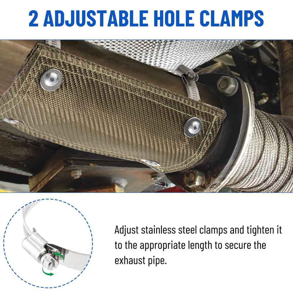 Racewill heat shield demonstrating protection up to 1350°F