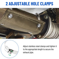 Racewill heat shield demonstrating protection up to 1350°F