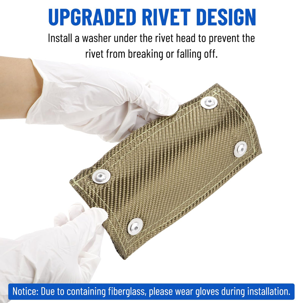 Racewill universal-fit shield adapts to various pipe shapes