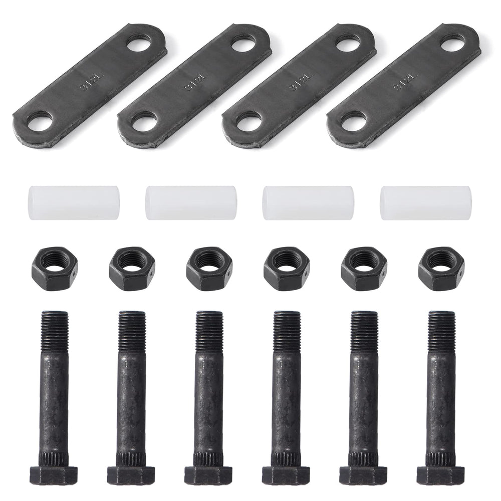 Racewill trailer shackle kit with double‑eye springs for rugged towing scenarios