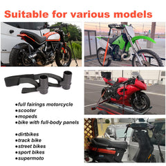 Racrank clear instructions ensure safe bike loading