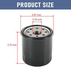 RADHLBNIU oil filter 2-pack compatibility list indicates broad model coverage.