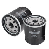 RADHLBNIU oil filter 2-pack front view for durable filtration in compatible mowers.