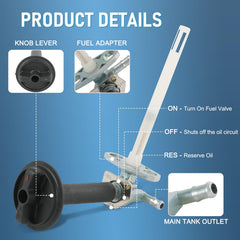 RADHLBNIU petcock lever and valve assembly for easy maintenance