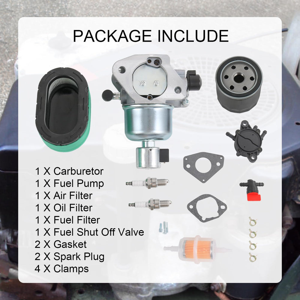 RADHLBNIU fuel pump included for consistent fuel delivery.