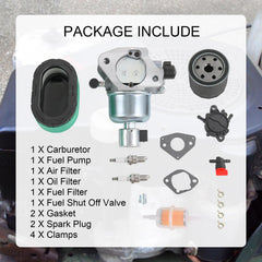 RADHLBNIU fuel pump included for consistent fuel delivery.