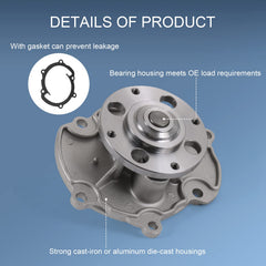 RADHLBNIU AW5103 water pump packaging, ready-to-install with seal included.