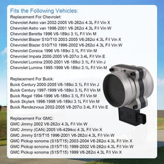 RADHLBNIU MAF sensor attachment to airbox area for improved airflow